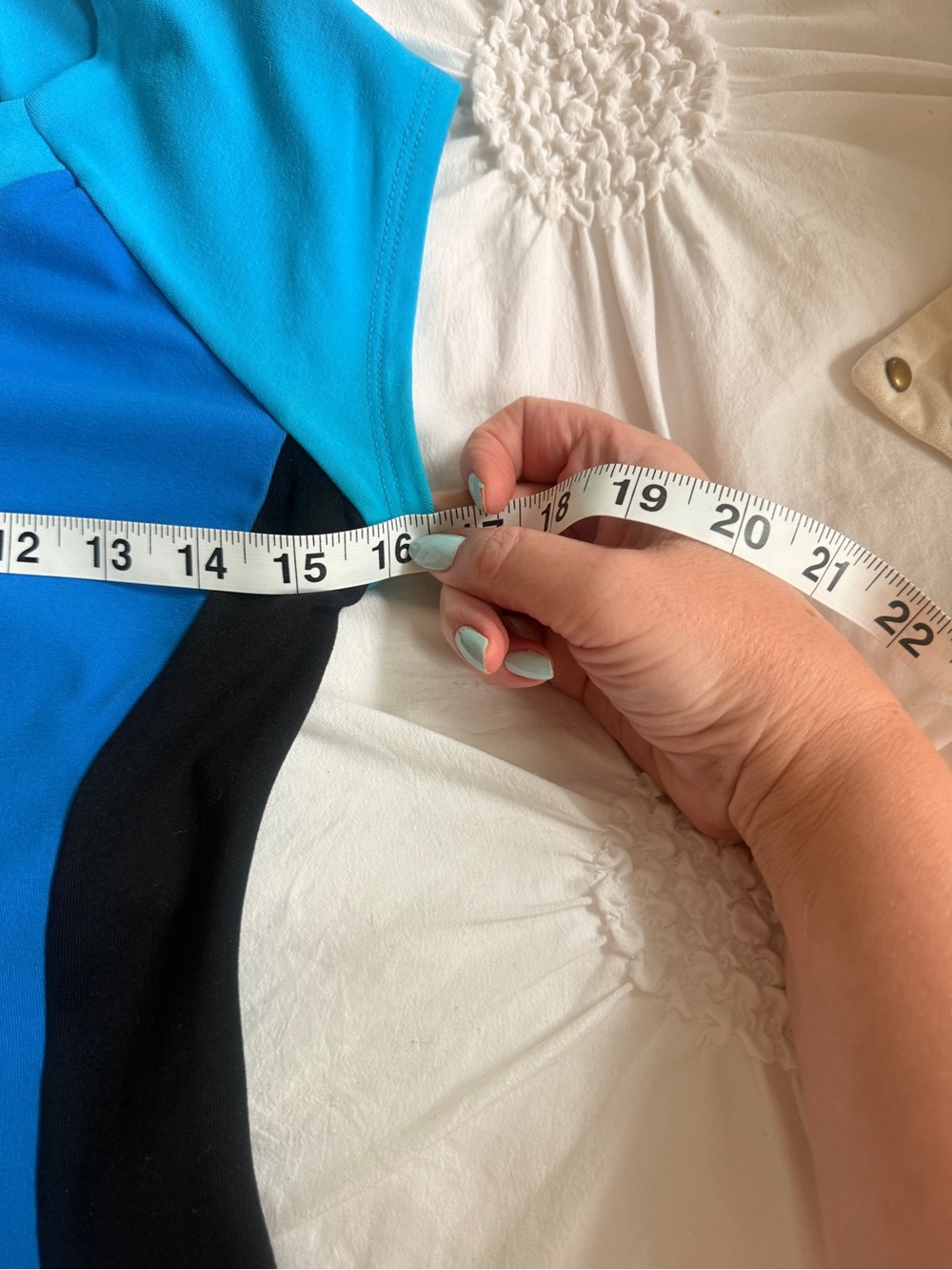 Susana Monaco Black & Bright Blue Colorblock Dress - Picture 9 of 10